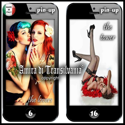 Tarot deck cards burlesque - tarot,