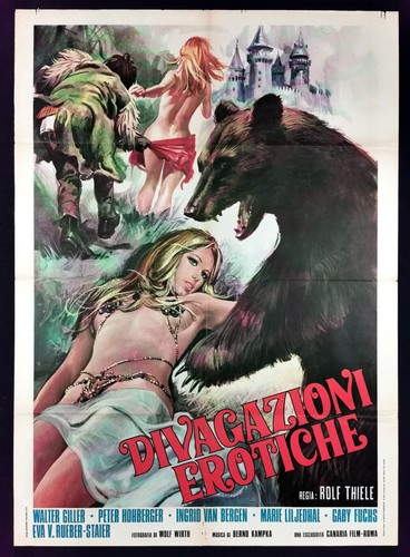 Divagazioni erotiche manifesto - erotiche,